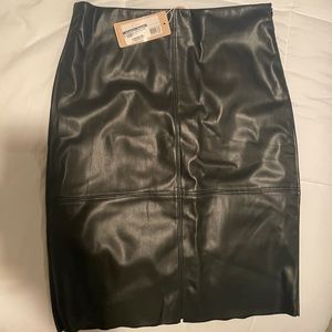 NWT Leather Skirt